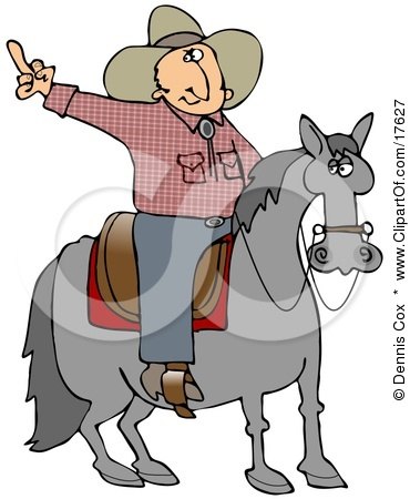 370x450 Clipart Of A Cartoon Salesman And Horse Trying On Shoes