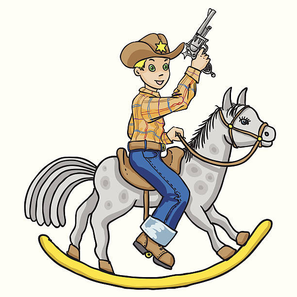 612x612 Beautiful Cowboy On Horse Clipart Boy Cowboy Riding Horse Clip Art
