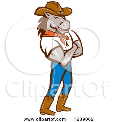 450x470 Royalty Free (Rf) Horse Cowboy Clipart, Illustrations, Vector
