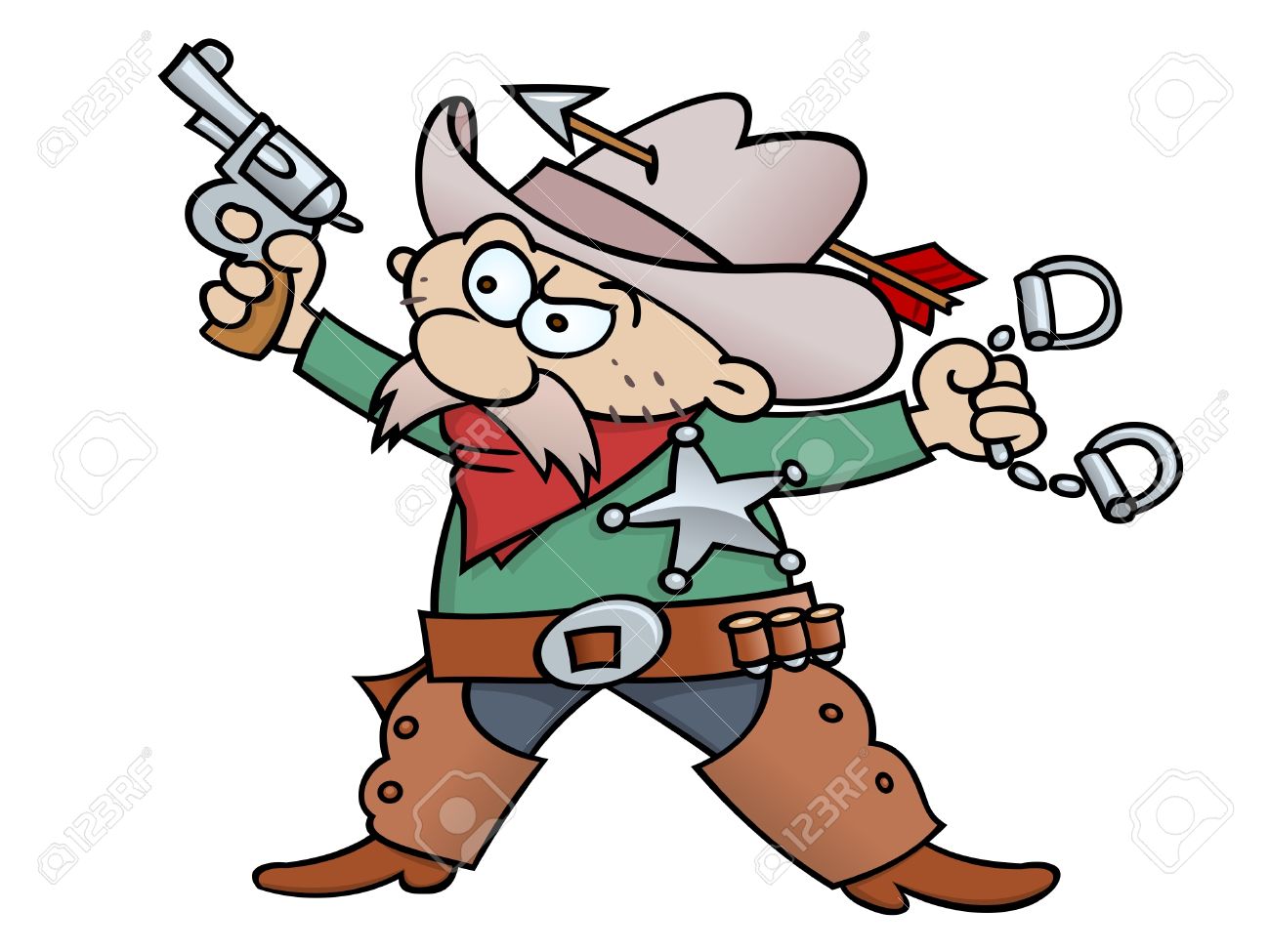 1300x975 Cowboy Hat Clipart Sheriff Star