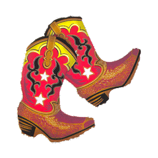 320x320 Cowboy Dancing Boots Clipart