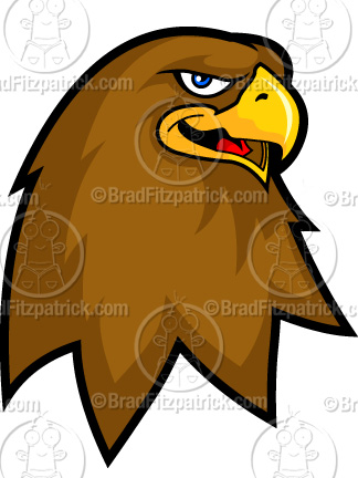 324x432 Cartoon Hawk Clip Art Hawk Logo Graphics Clipart Hawk Mascot