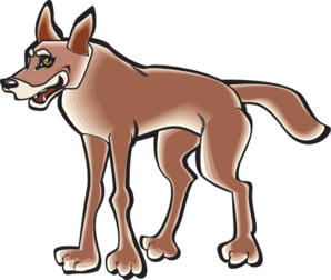 298x252 Coyote Cartoon Clip Art