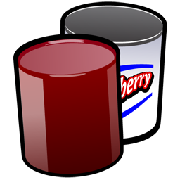 256x256 Cranberry, Sauce Icon