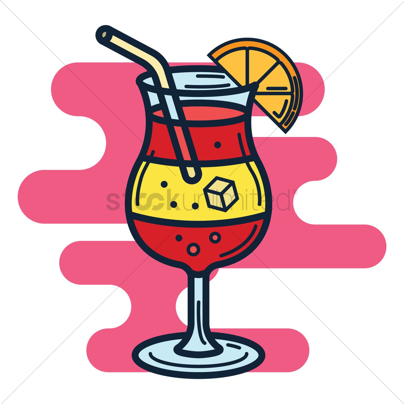 1300x1300 Cranberry Mixed With Lemon Juice Vector Image