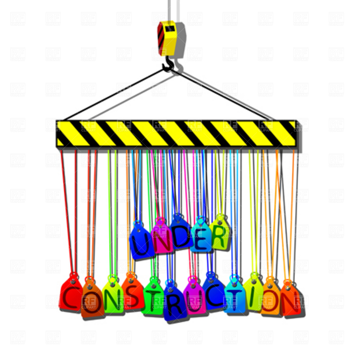 1200x1200 Toy Crane Royalty Free Vector Clip Art Image