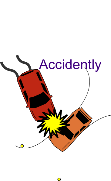 366x593 Car Accident Clipart