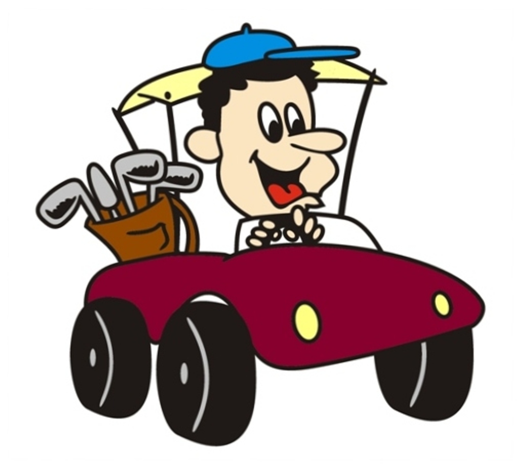1024x923 Crash Clipart Golf Cart 3198301