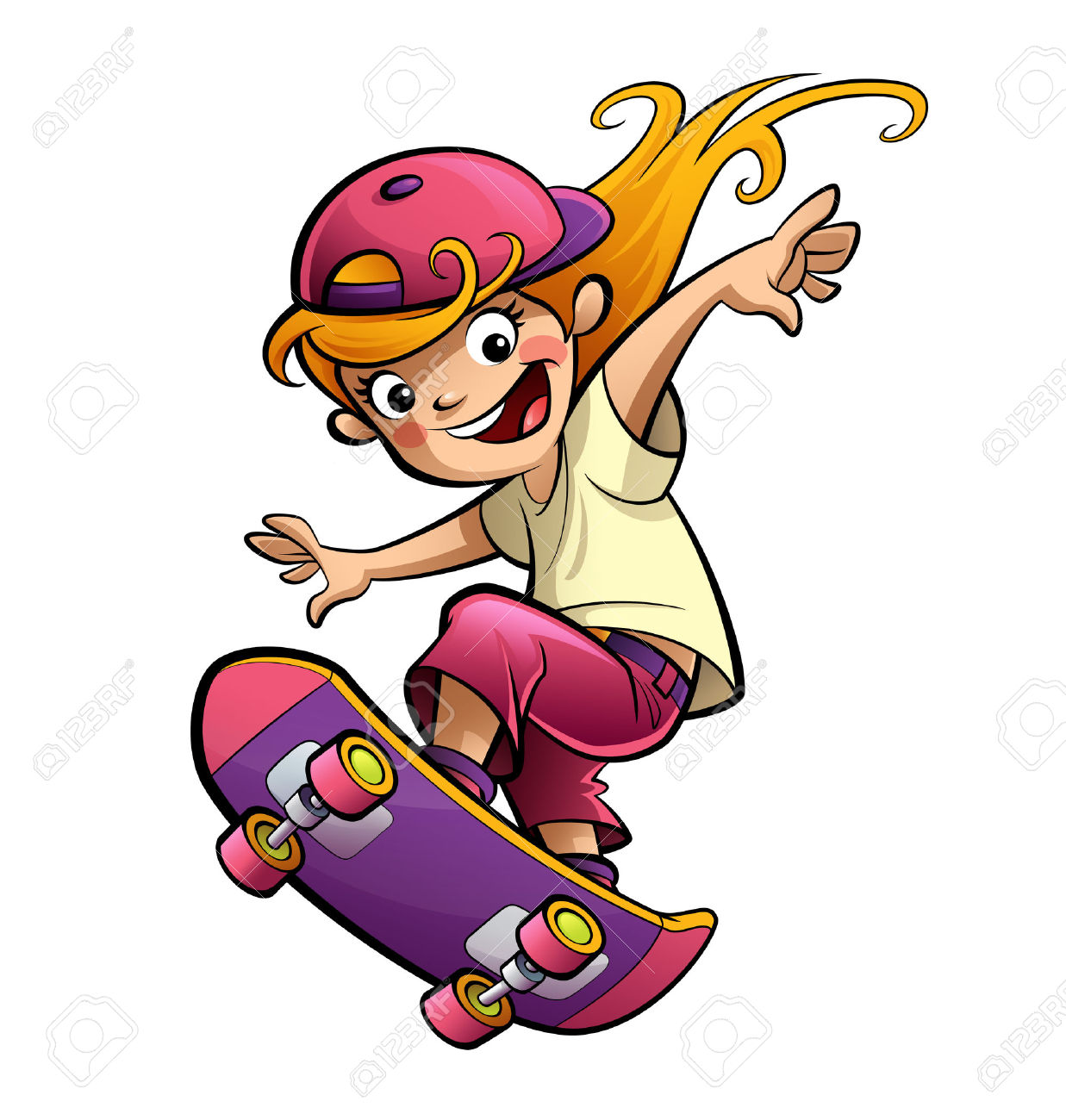 1237x1300 Skateboard Clipart Animated'09726