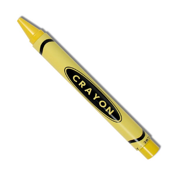 600x600 Free Yellow Crayon Clipart Image