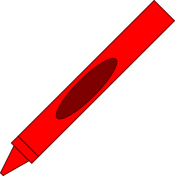 594x599 Red Crayon Clip Art Free Clipart Images