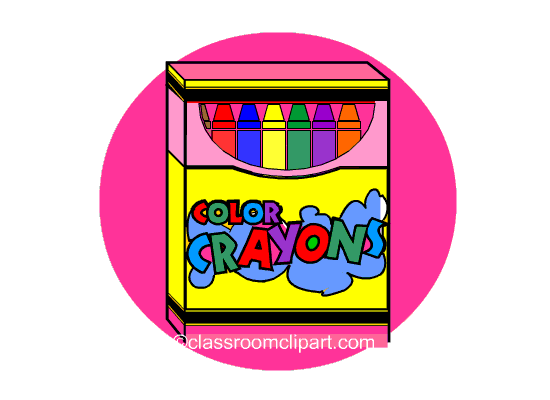 550x400 Education School Animated Clipart Coloring Crayon Box 812cc