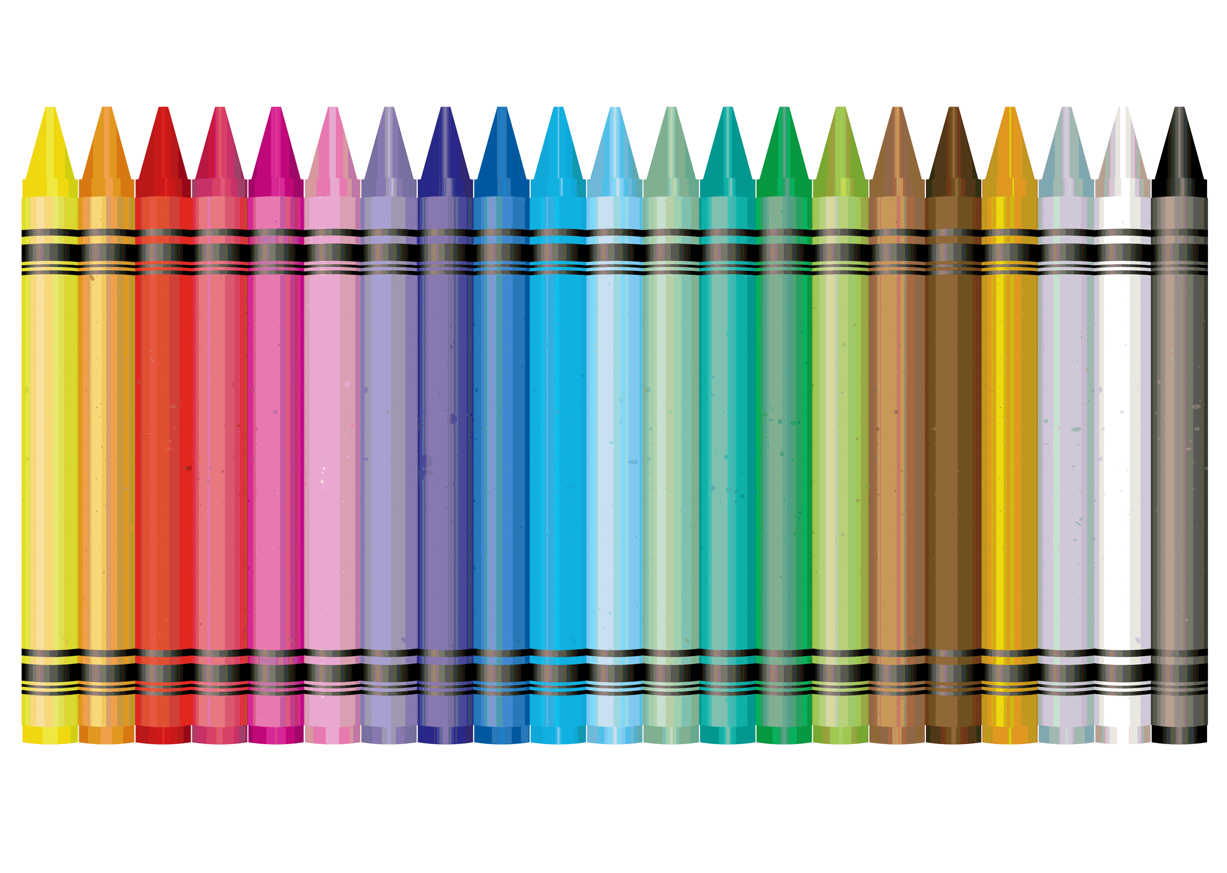 2400x1707 Top 91 Crayons Clip Art