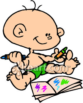 282x350 Child Clipart Coloring