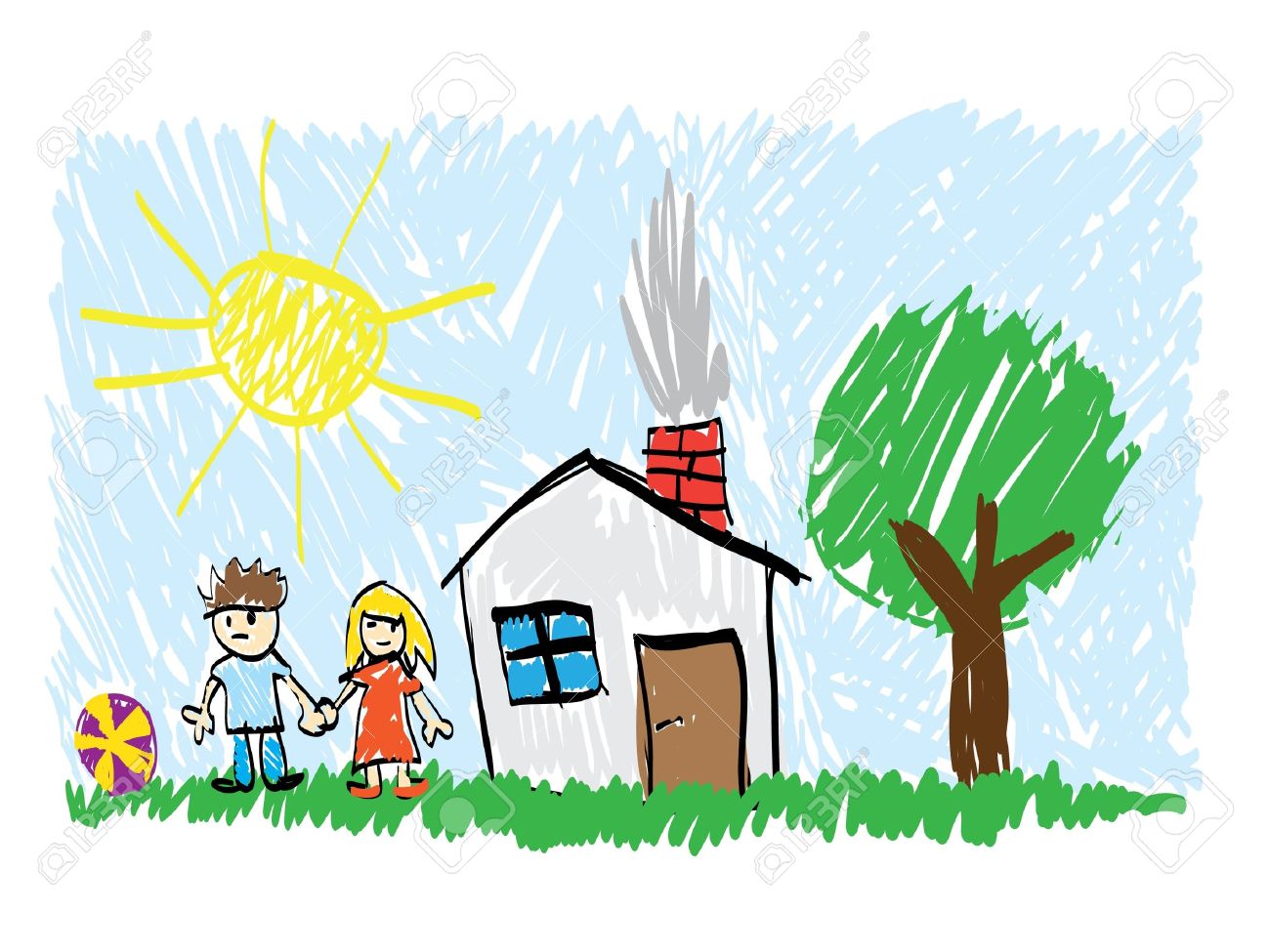1300x975 Children Drawing With Crayons Crayon Clipart, Explore Pictures