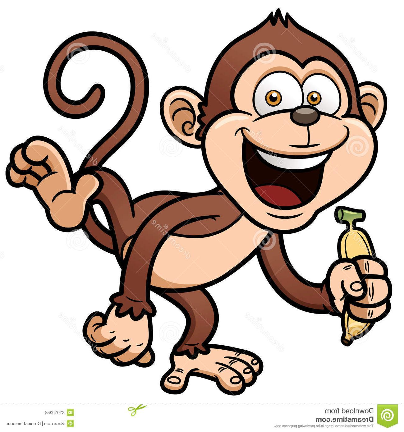 1300x1390 Best Free With Banana Cartoon Clipart Panda Images Crazy Monkey