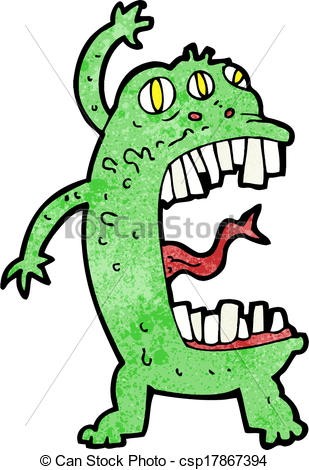 309x470 Cartoon Crazy Monster Eps Vectors