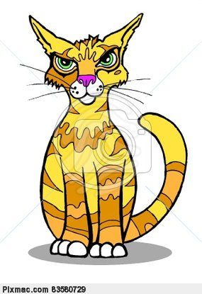 285x415 Crazy Cat Clip Art Cat Clipart, Mad And Cat