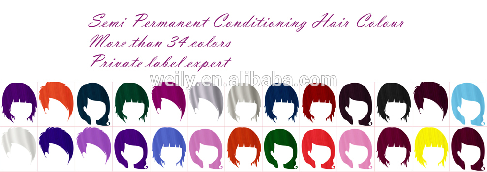 990x350 Color Perm Hair Clipart