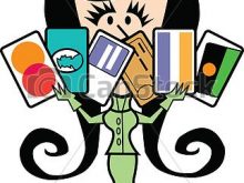 220x165 Credit Card Clipart Girl With Credit Cards Clip Art Girl Or Woman