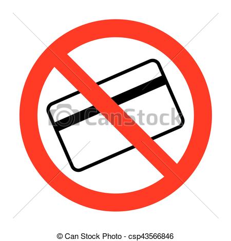450x470 No Credit Card Symbol For Download. Eps Vector