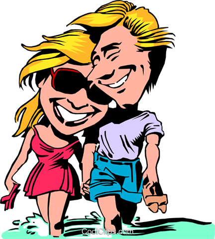 432x480 Cartoon Vacation Royalty Free Vector Clip Art Illustration