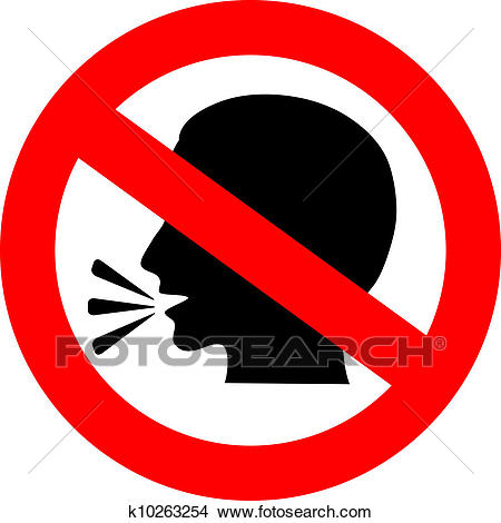 450x470 No Talking Clipart