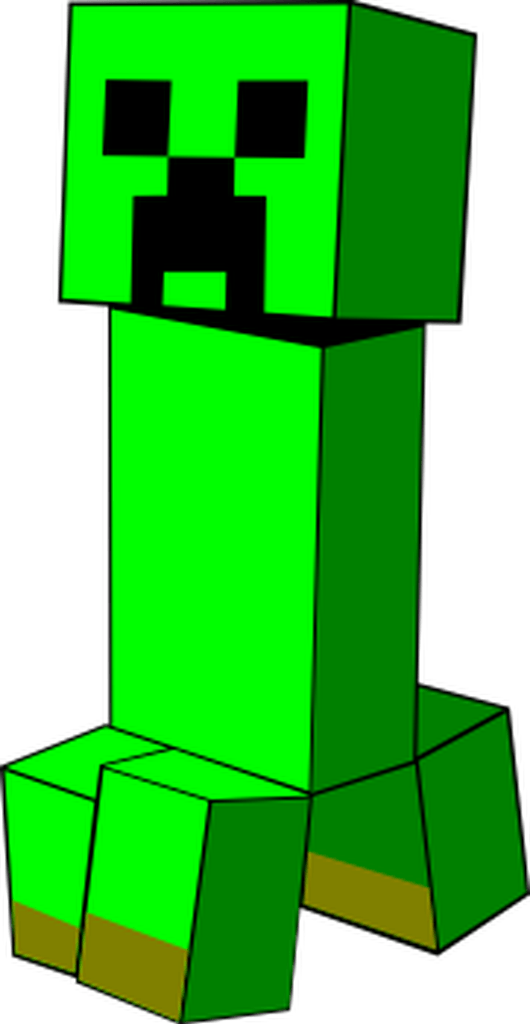 530x1024 A Creeper From Minecraft! Boom This Svg Will Blow Up Your