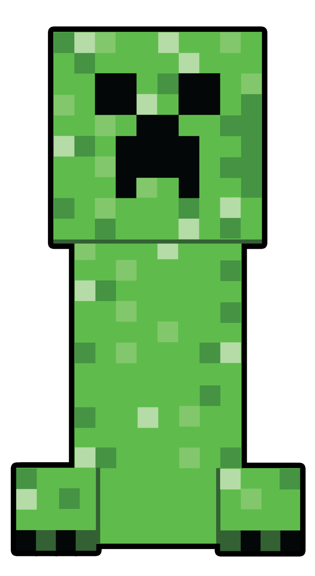 1024x1871 Minecraft Creeper By Cmorigins D5cnha4.png Pixels
