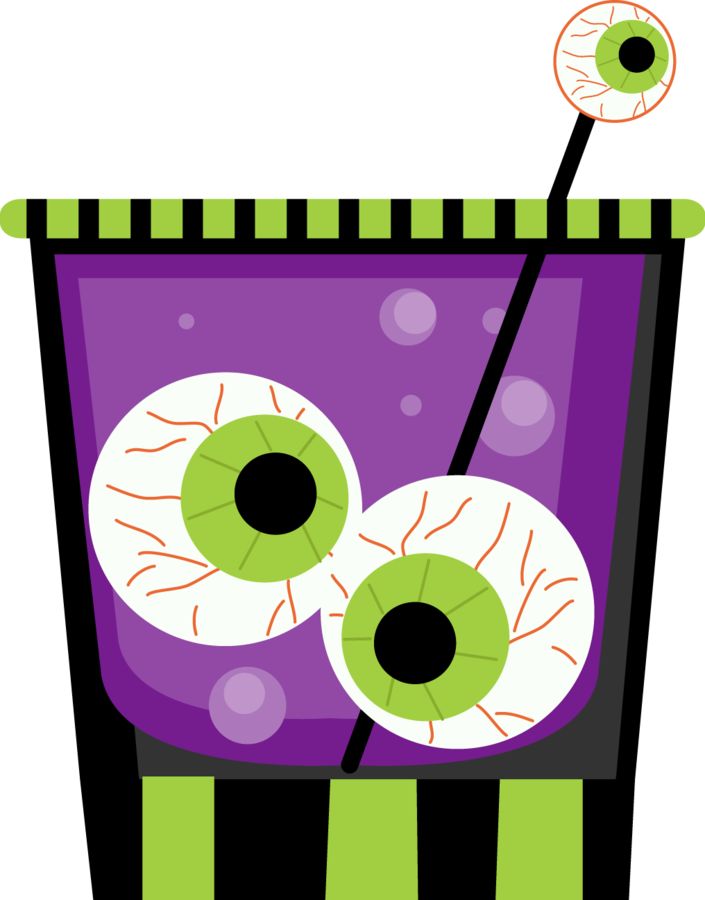 705x900 Halloween Creepy Art Simple Clipart Collection