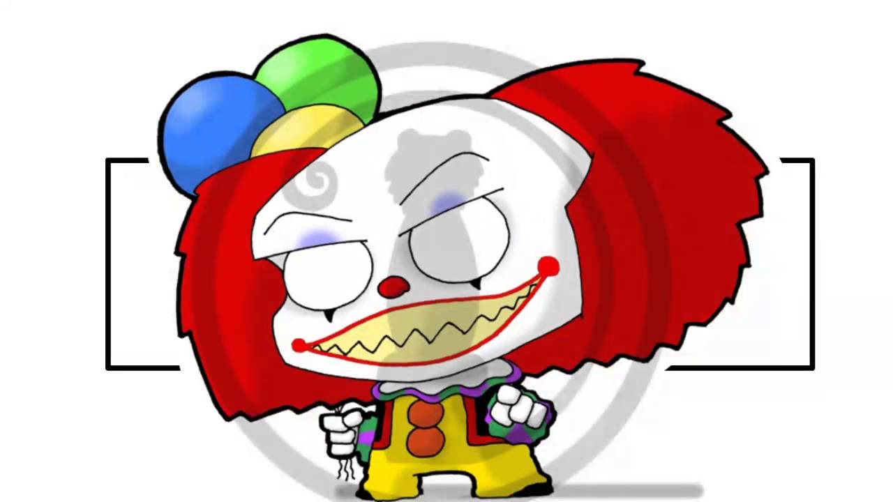 1280x720 Scary Chibi Clown Print Promotion
