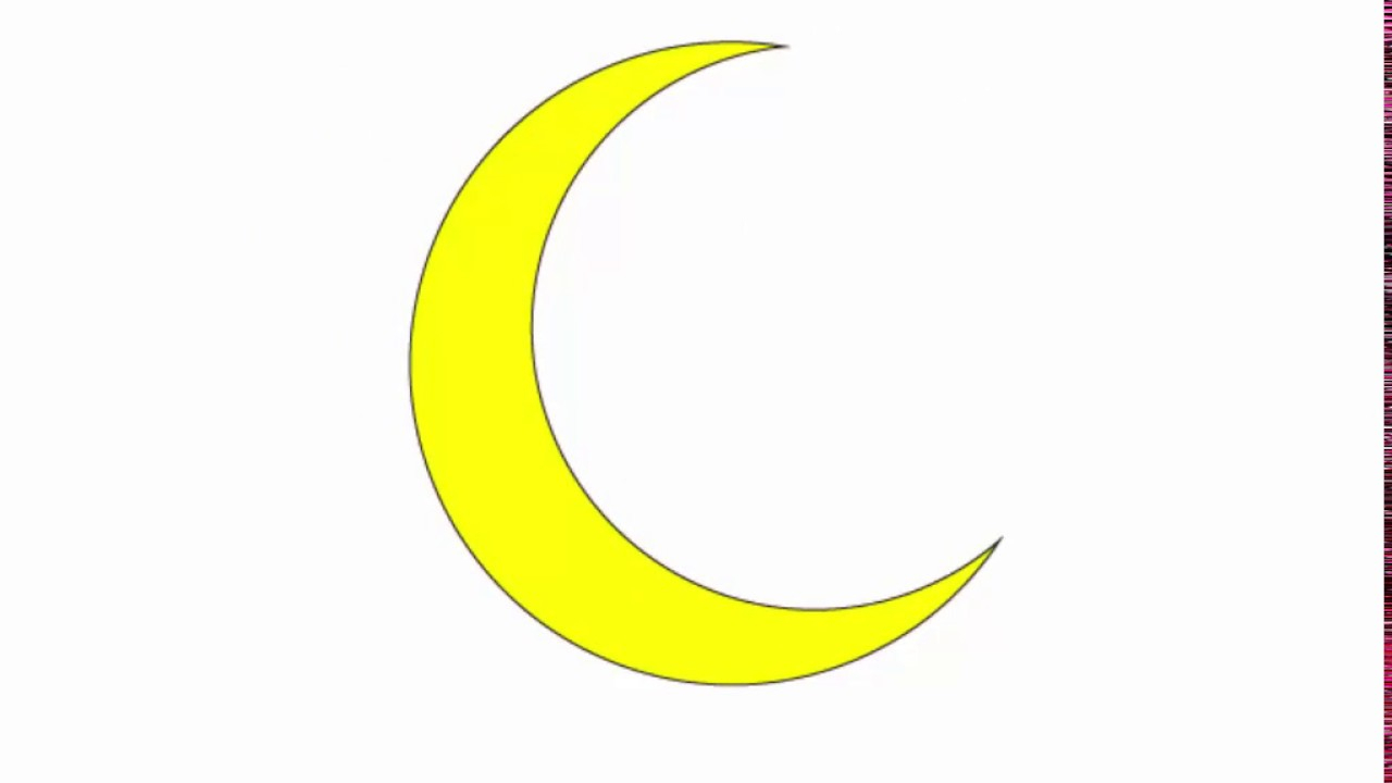1280x720 Drawing Of Crescent Moon Half Moon Cliparts Free Download Clip