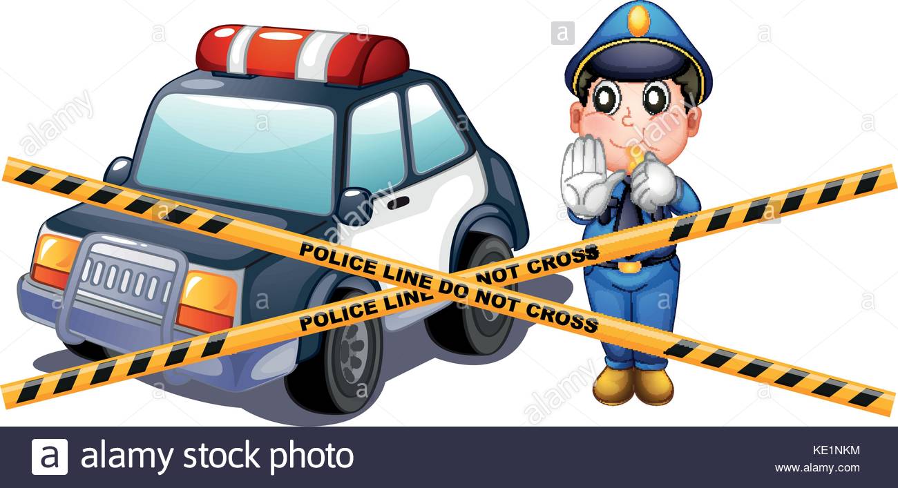 1300x707 Crime Scene Stock Vector Images