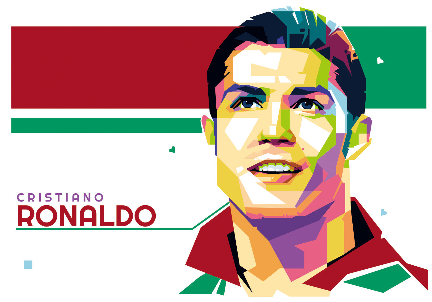 1400x980 Cristiano Ronaldo Free Vector Art