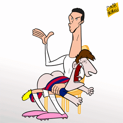 400x400 Omar Momani Cartoons Cristiano Ronaldo
