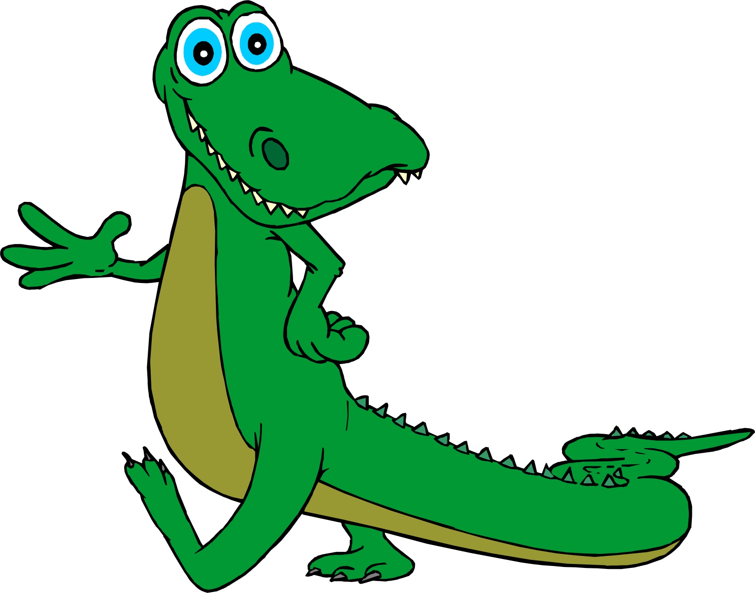 1507x1184 Clip Art Cartoon Crocodile Clip Art