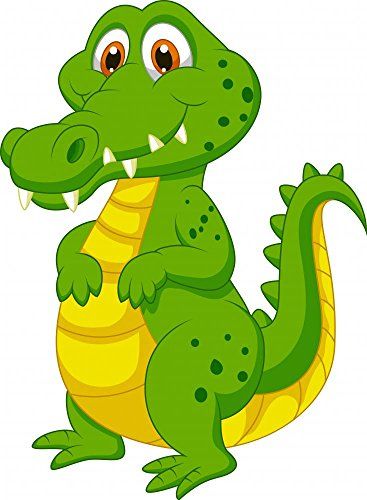367x500 Wallmonkeys Wm34387 Cute Crocodile Cartoon Peel And Stick