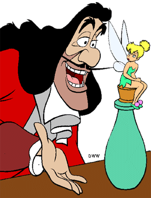 298x389 Captain Hook, Smee And Crocodile Clip Art Disney Clip Art Galore