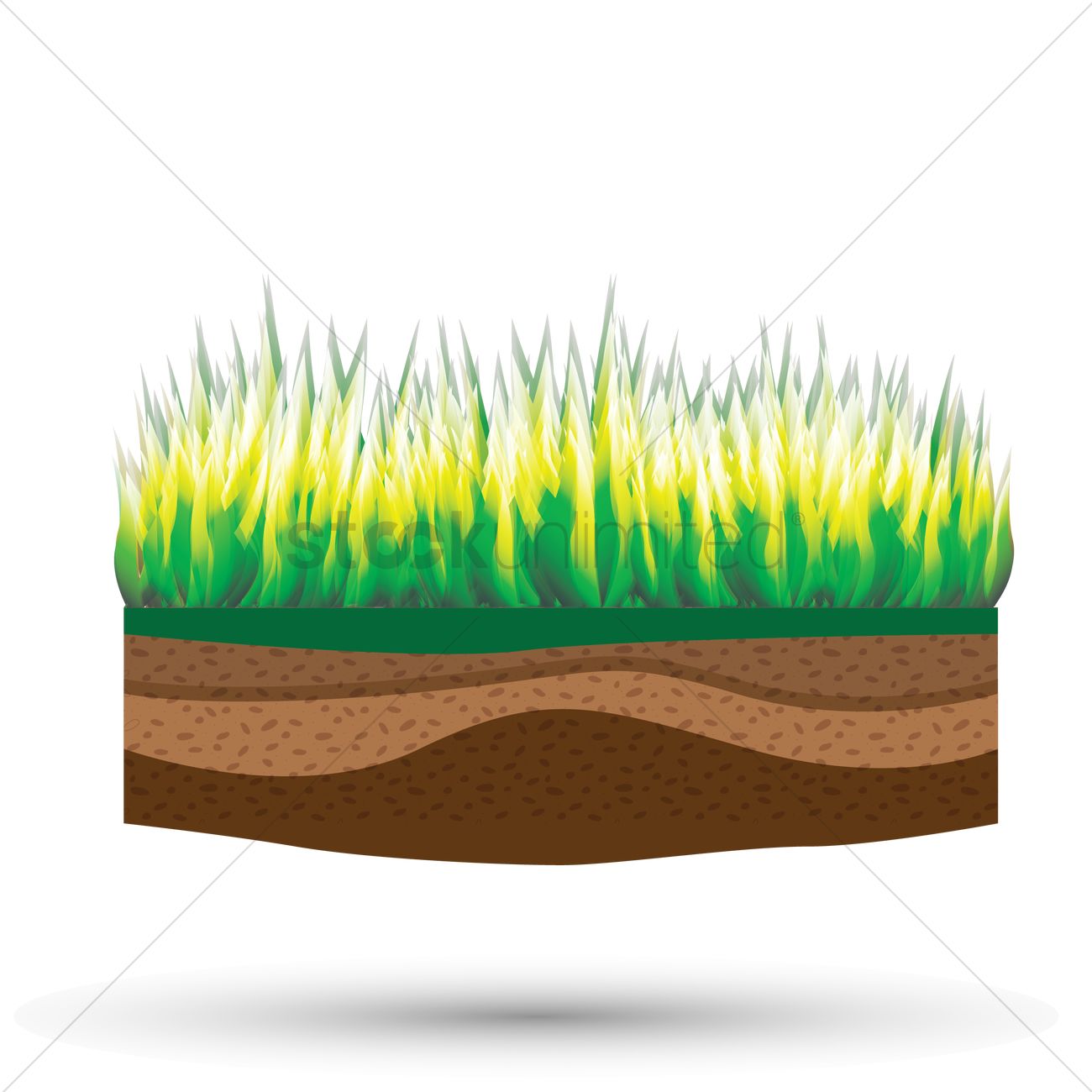 1300x1300 Crop With Soil Vector Image