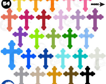 340x270 Christian Clipart Featuring Church Symbols Cross Equals