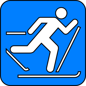300x300 Cross Country Skiing Symbol Clip Art