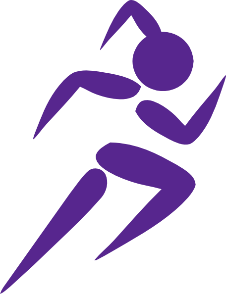 456x594 Free Clip Art Running Woman Girl Running Purple Clip Art Girl