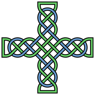 400x400 Celtic Clipart Cross