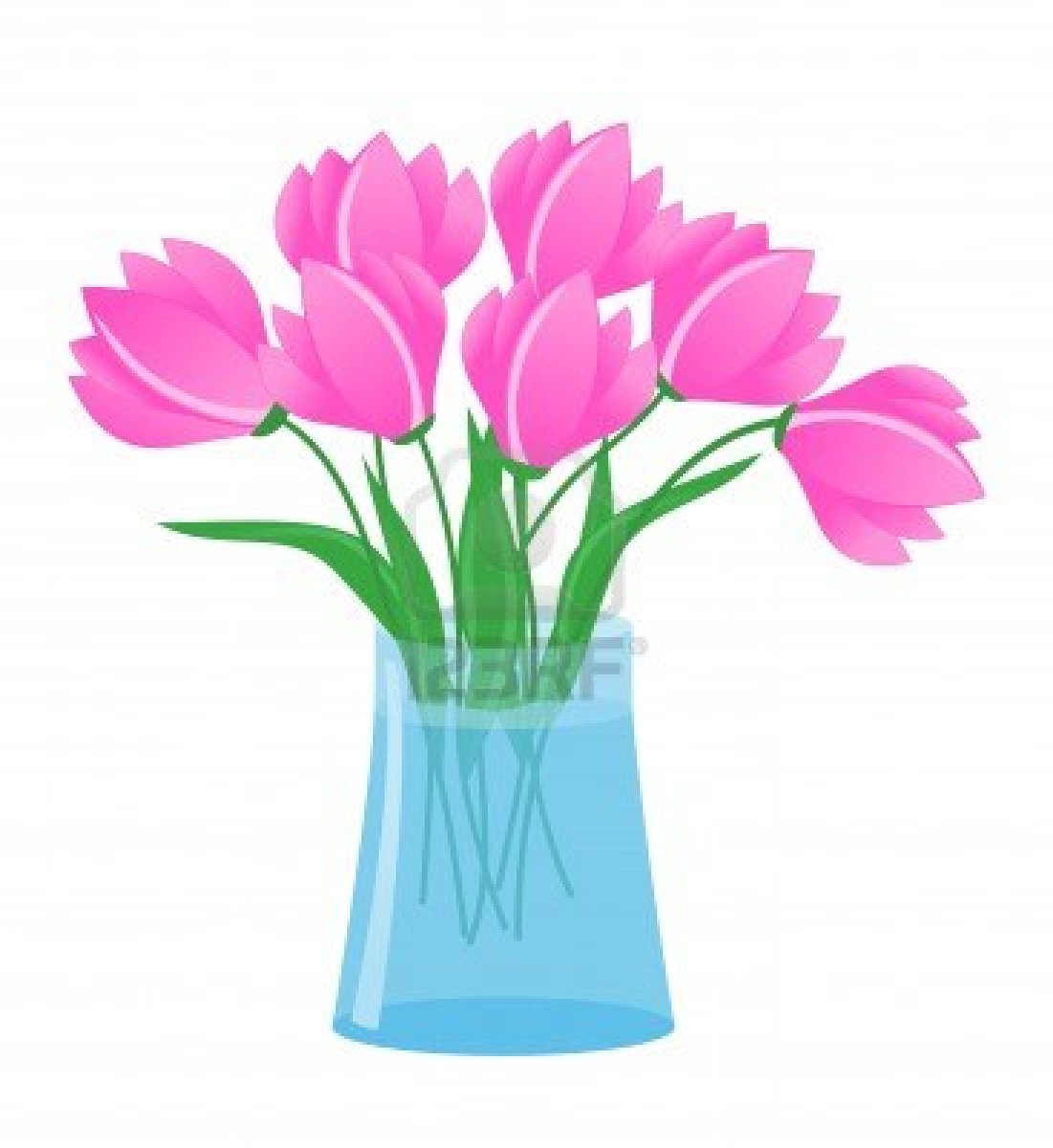 1101x1200 Flower Drawing Clip Art Vases