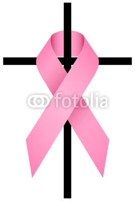 269x400 Cross With Ribbon Clipart