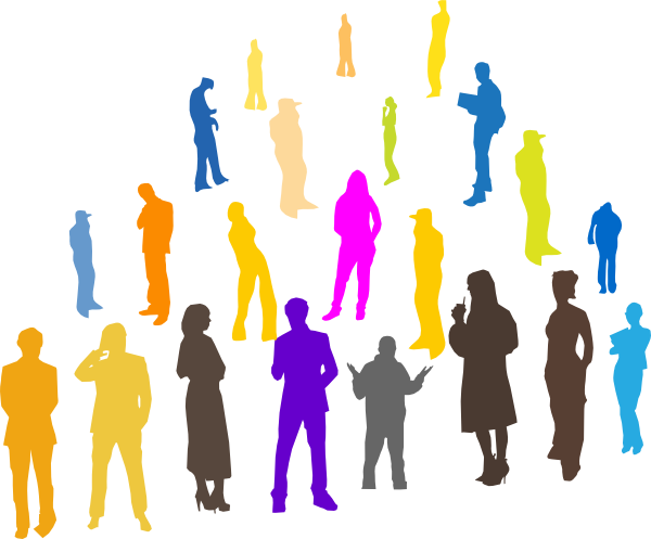 600x497 People Flat Line Clip Art