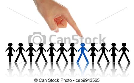 450x280 Stand Out From The Crowd Stock Illustrations