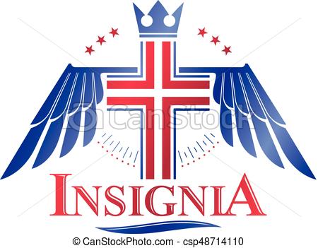 450x351 Cross Religious Graphic Emblem Created Using Imperial Crown