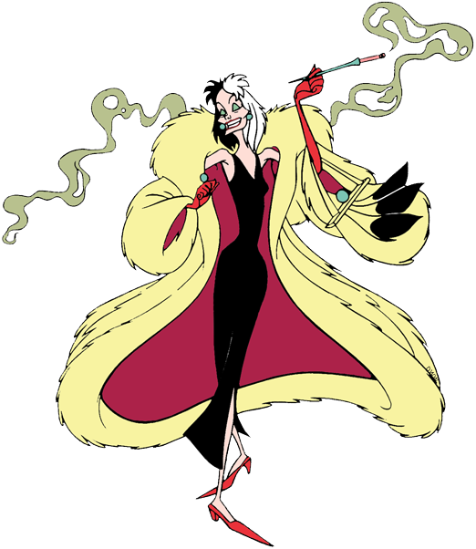 522x602 Cruella De Vil Clip Art Disney Clip Art Galore