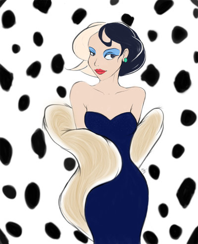 400x492 Cruella De Vil By Berryluna